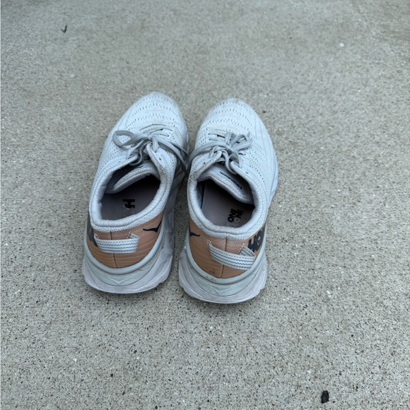 Hoka Cream and Tan Athletic Shoes - Picture 2 of 5